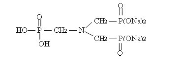 CAS No. 20592-85-2  Tetra sodium salt of Amino Trimethylene Phosphonic Acid (ATMP•Na4)